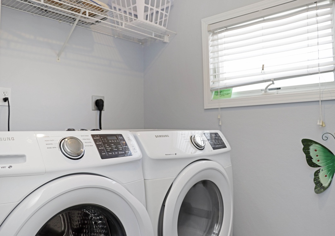 Laundry Room in Master Bathroom