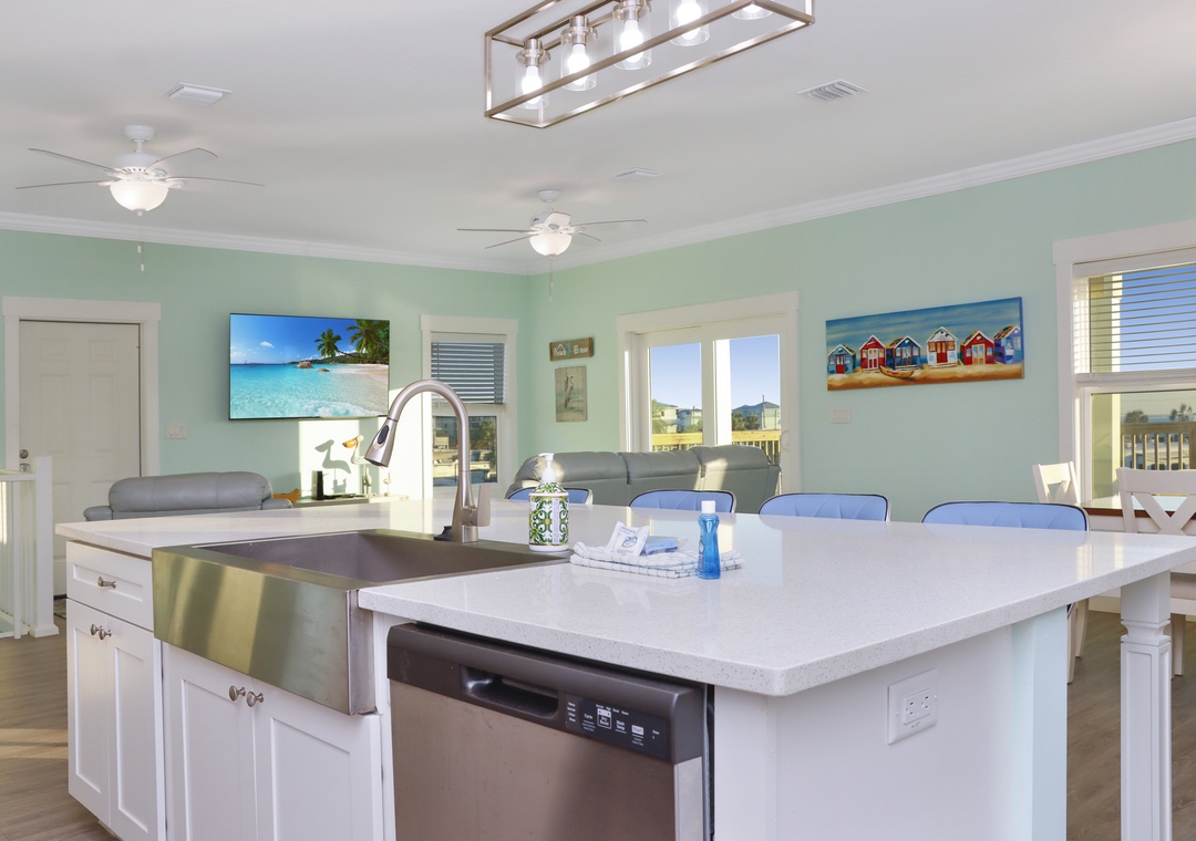 View from Kitchen Island