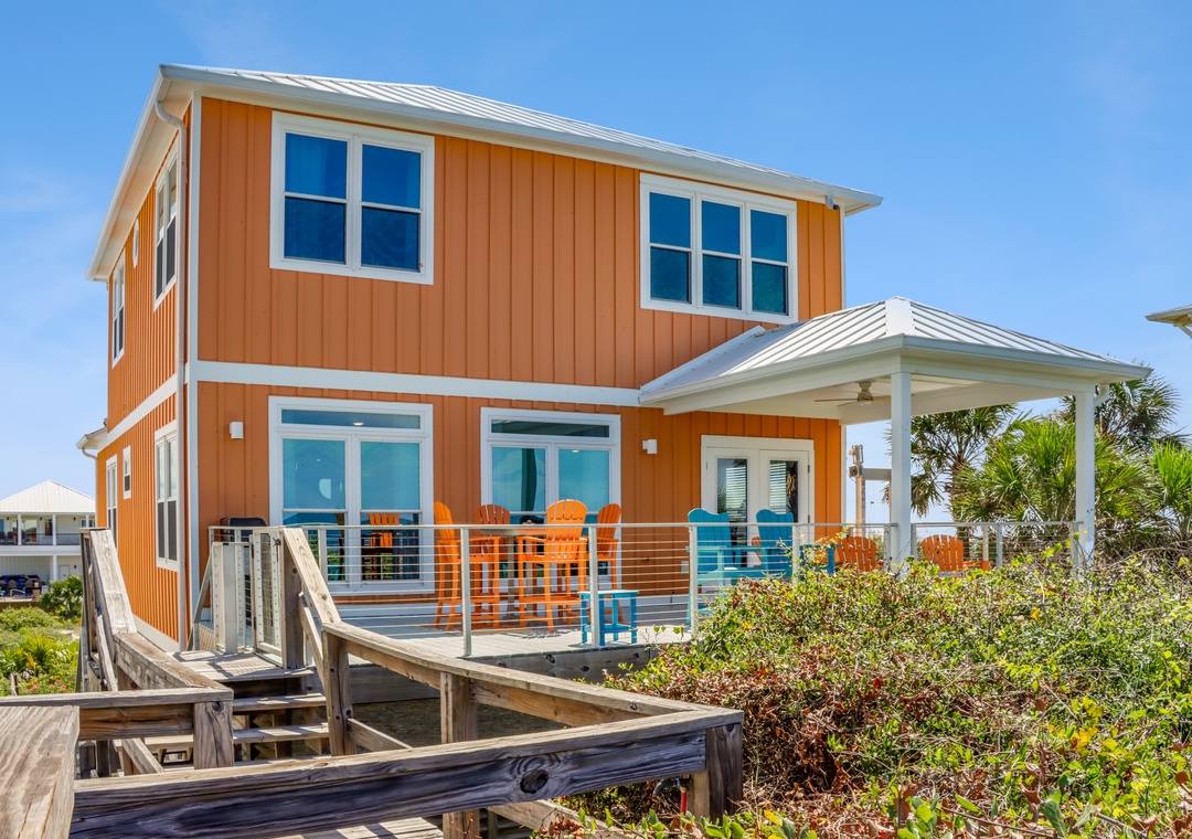 Beach Front Deck and Walkway