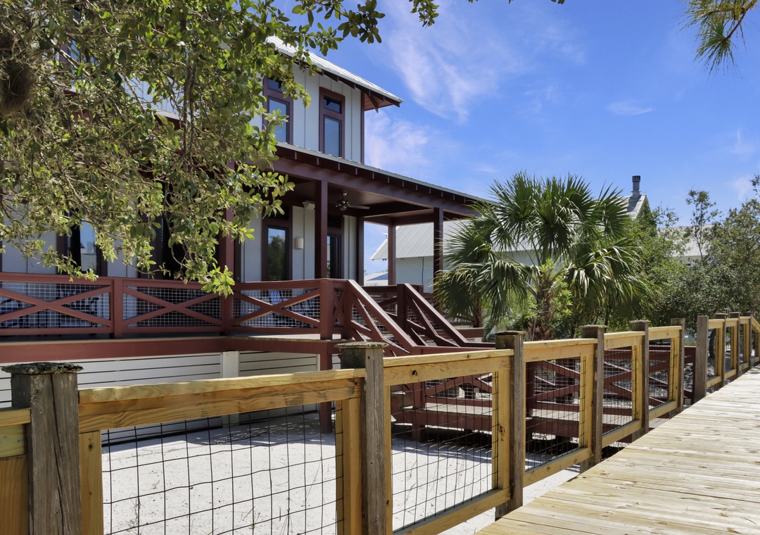 Connected to Boardwalk Leading to Beach
