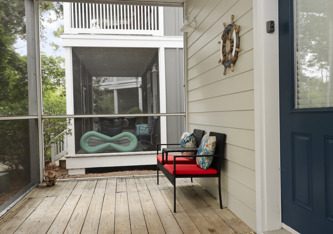 Screened Front Porch