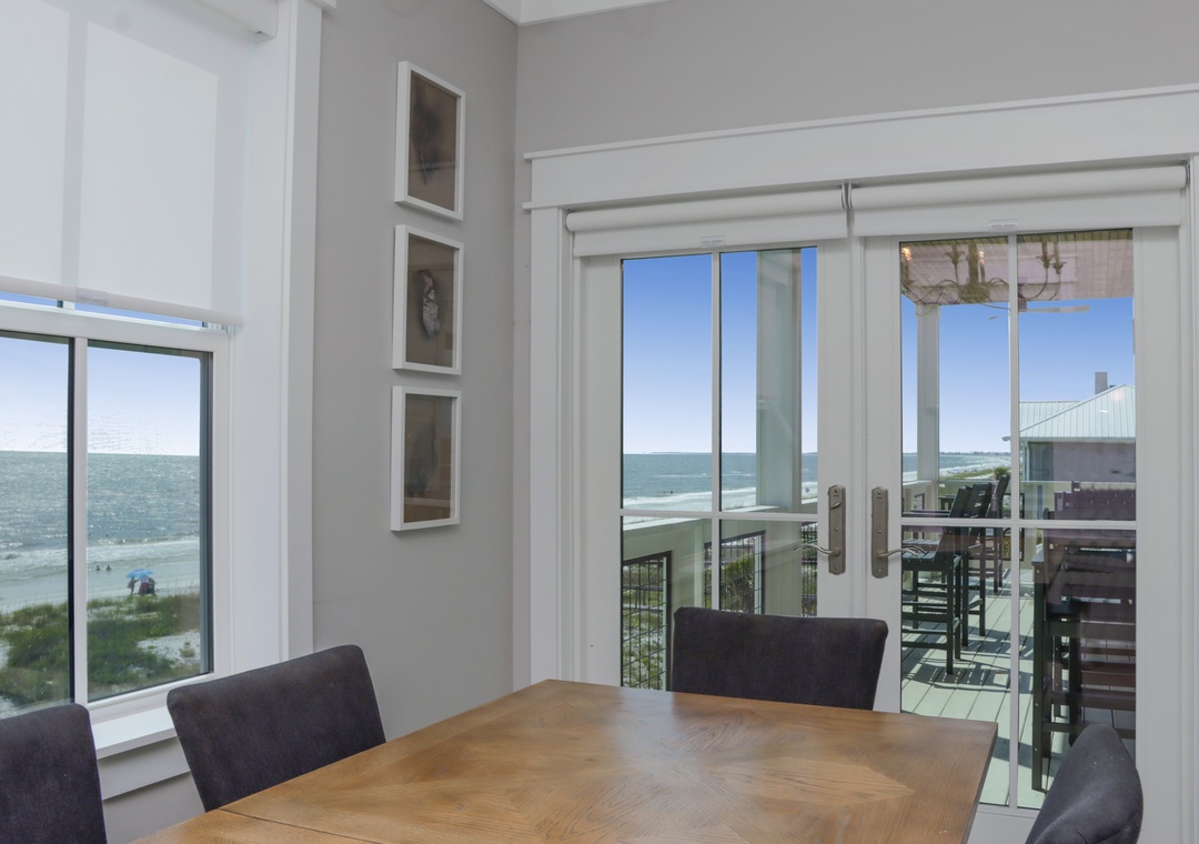 Dining Area View onto Deck