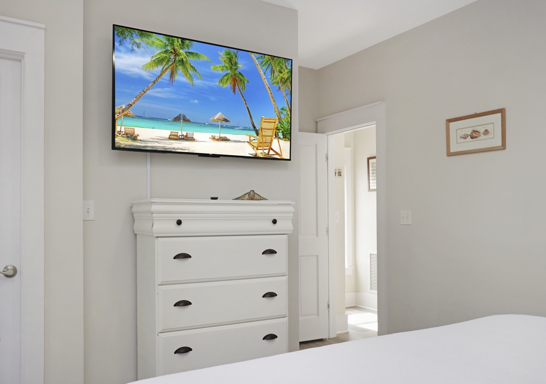 Bedroom 1 with TV