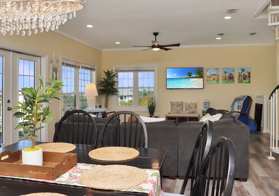 Dining Area and Living Room