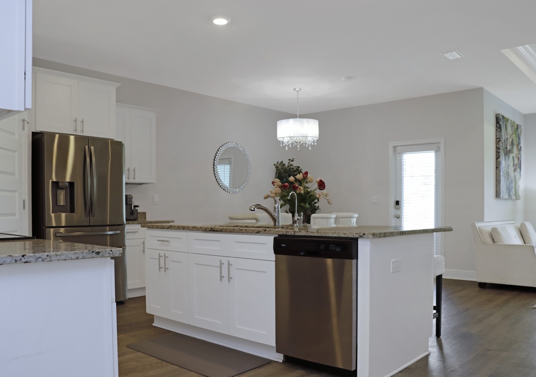 Kitchen and Living Area
