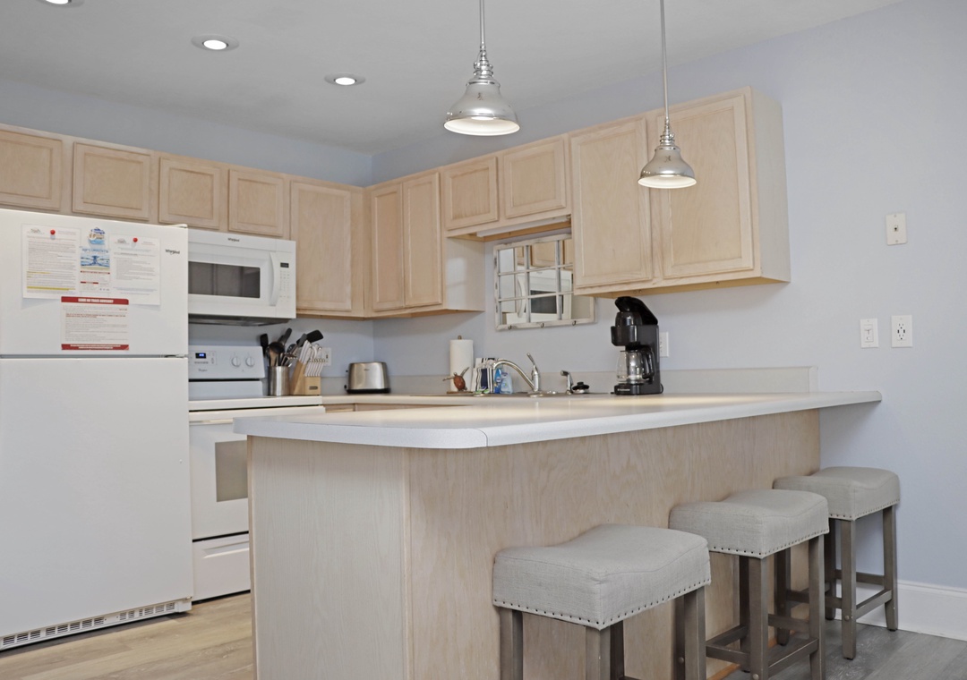 Kitchen with Bar Seating