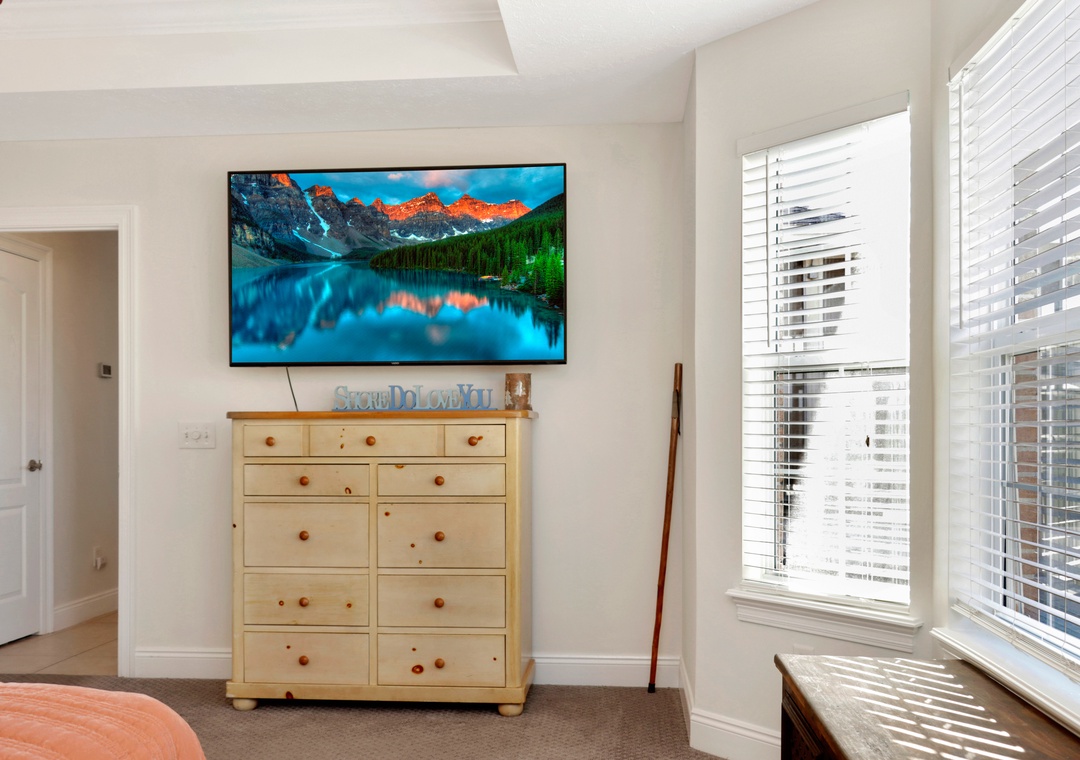 Bedroom 1 with TV
