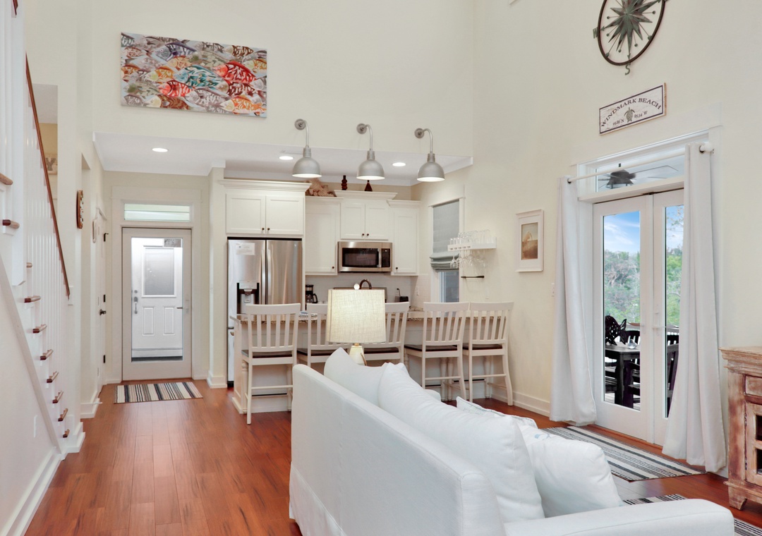 Living Room and Kitchen