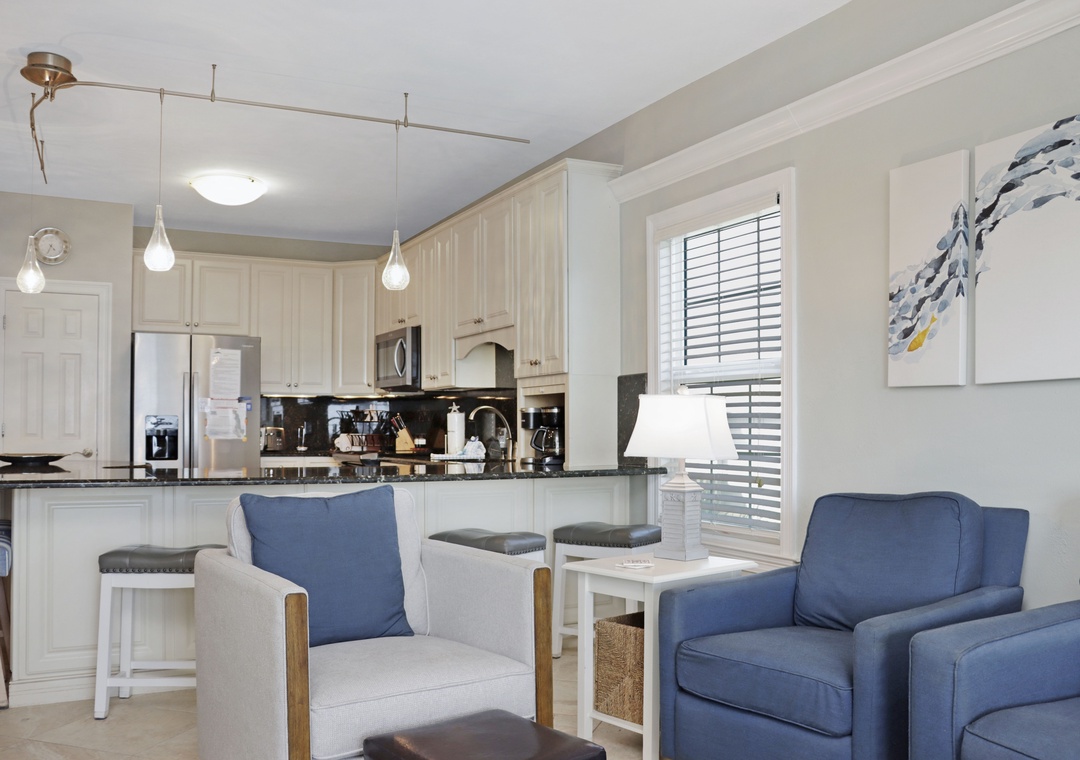 Living Room and Bar Seating