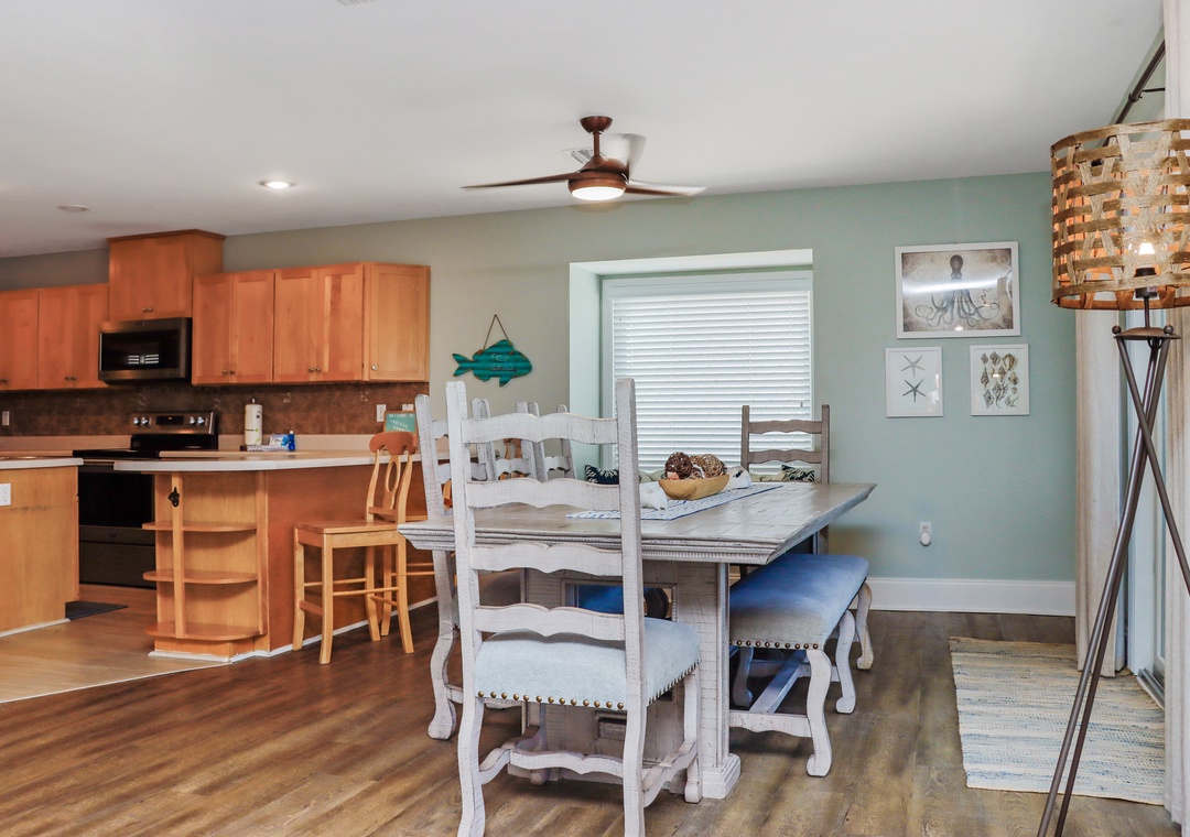 Dining Area and Kitchen