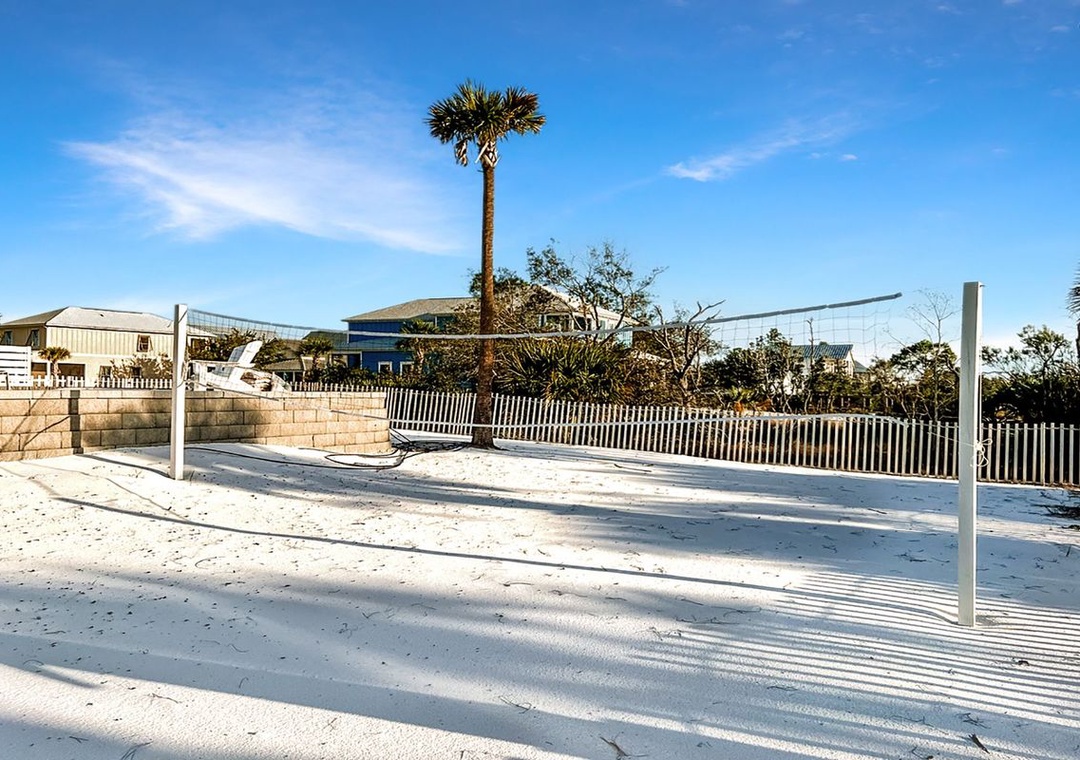 Private Beach Volleyball Court