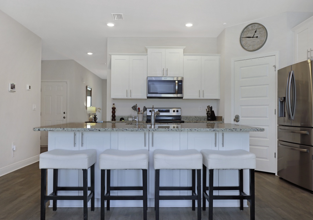 Kitchen with Bar Seating