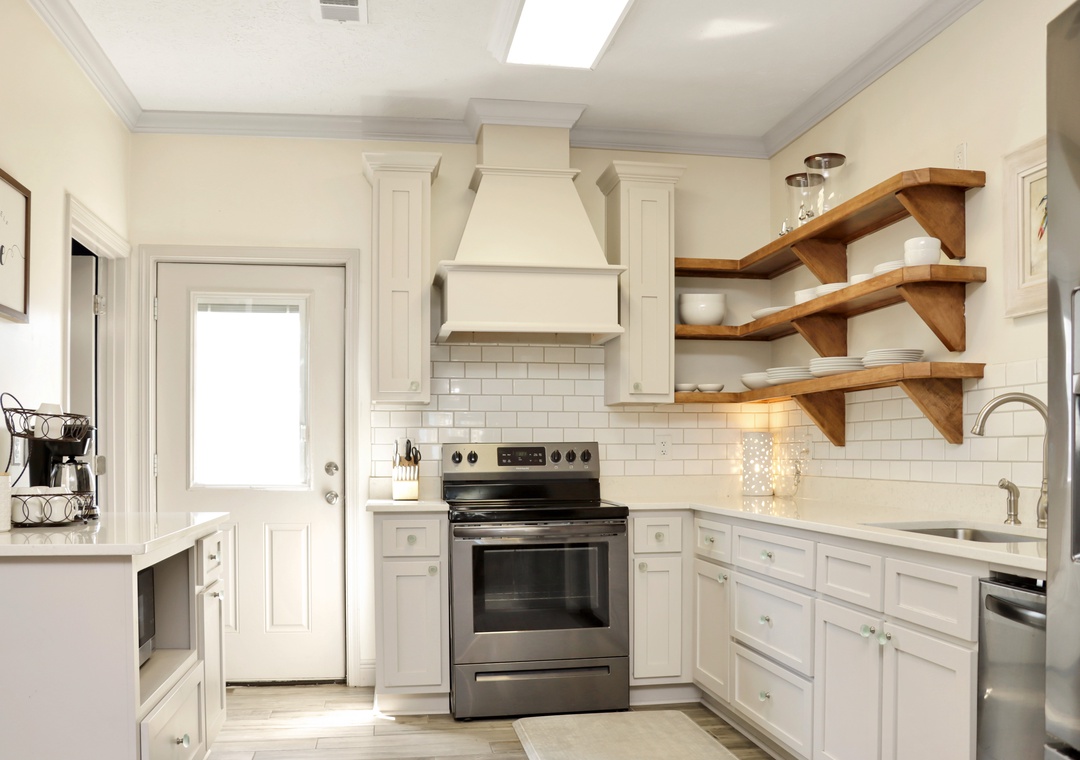 Kitchen with Back Deck Access