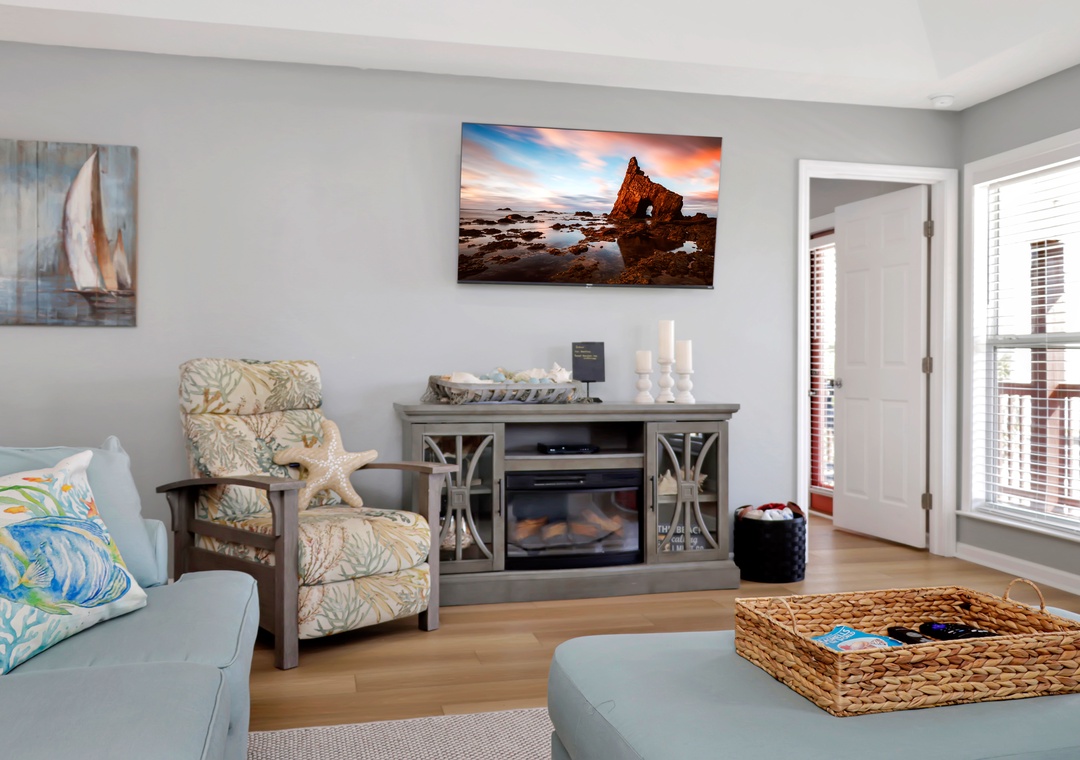 Living Room and Master Bedroom