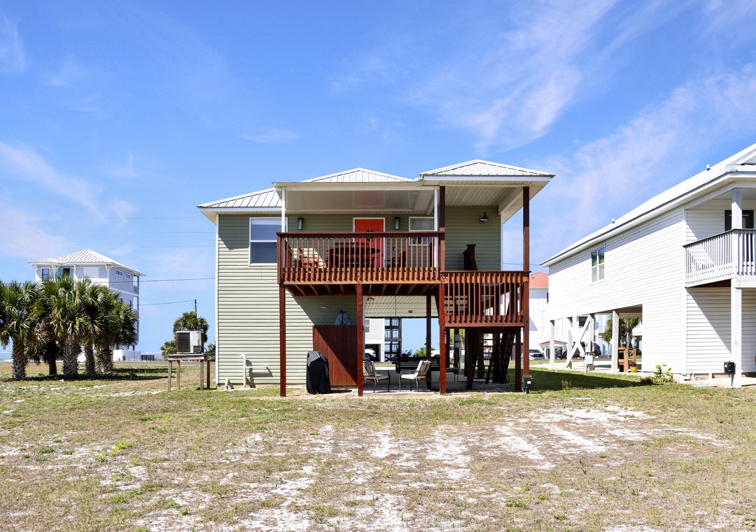 Rear Exterior and Backyard