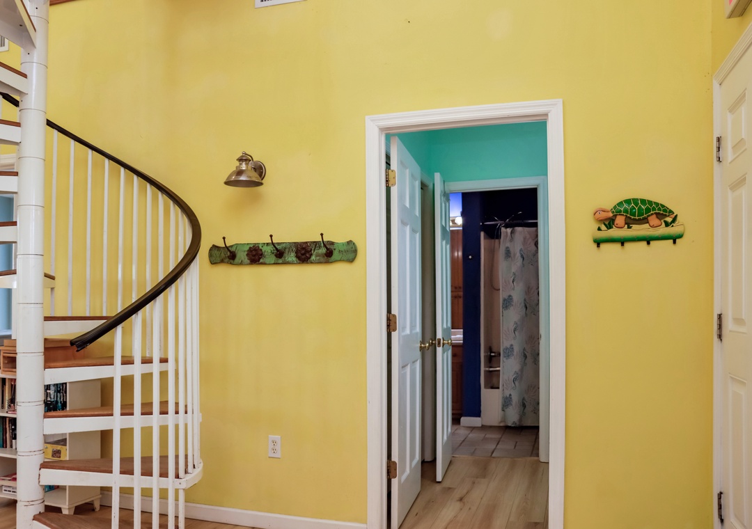 Half Bathroom off of Kitchen