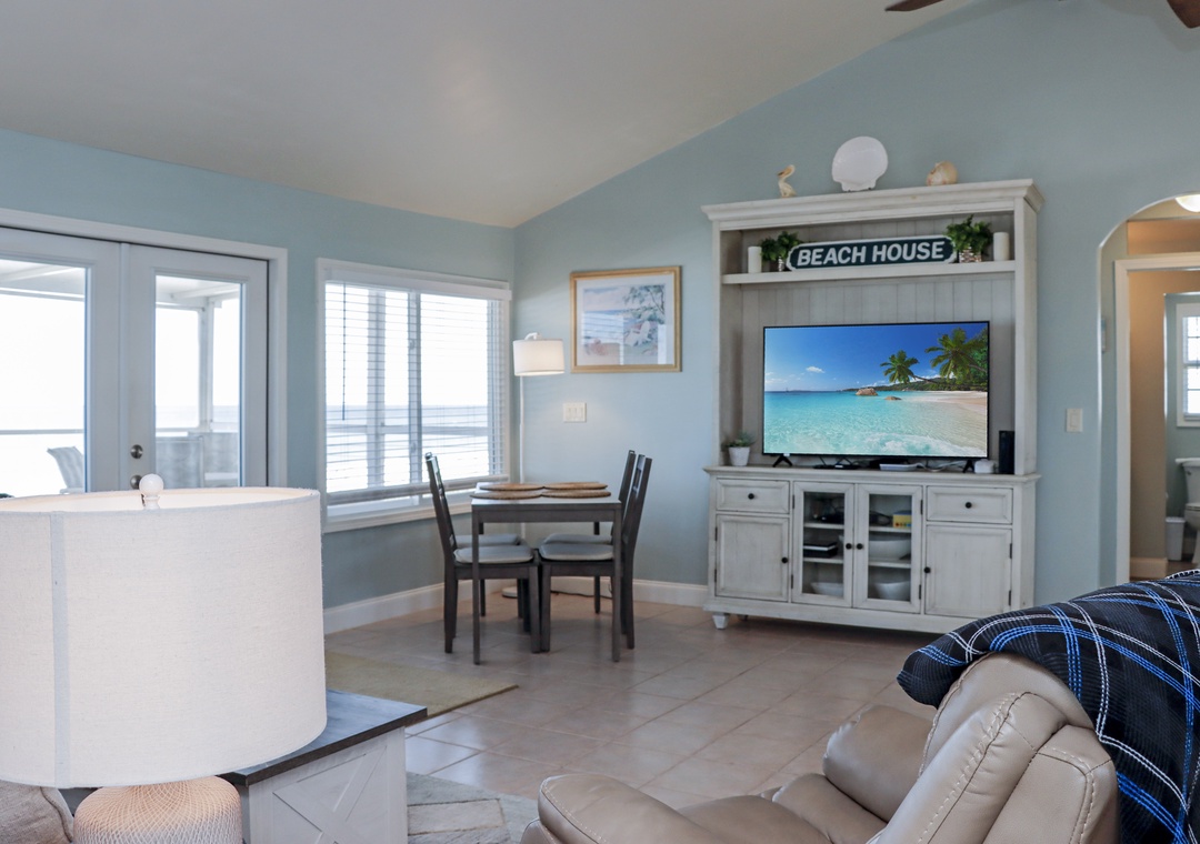 Living Area with Dining and TV