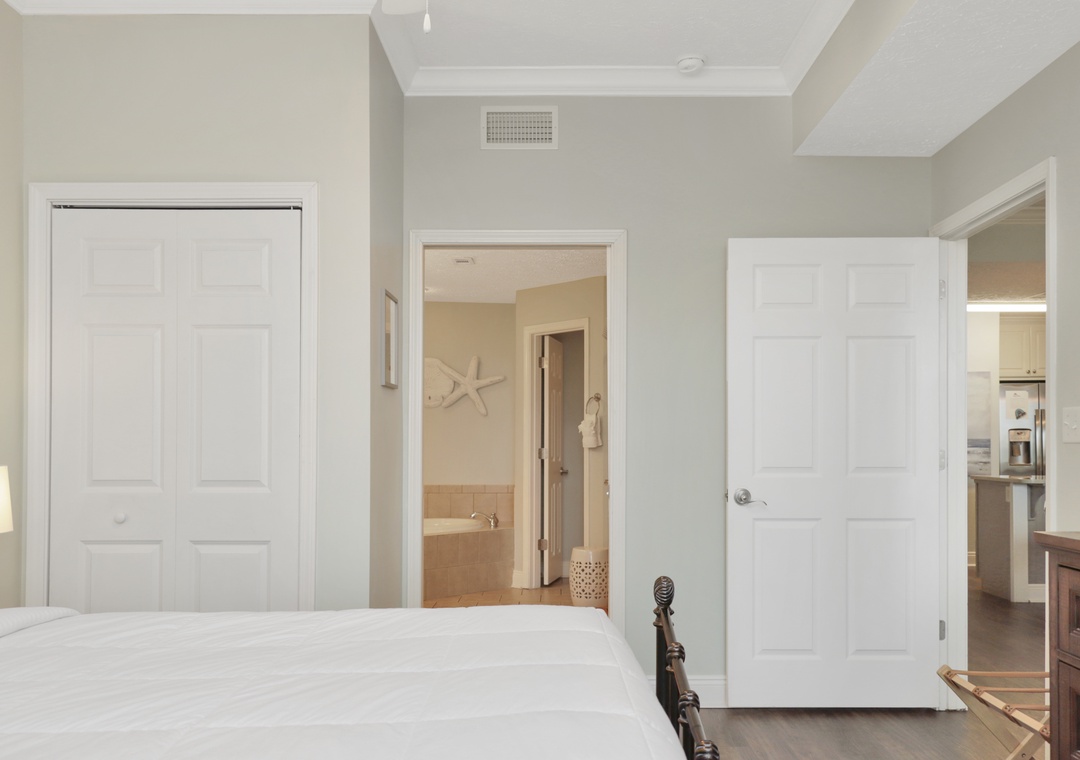 Master bedroom suite