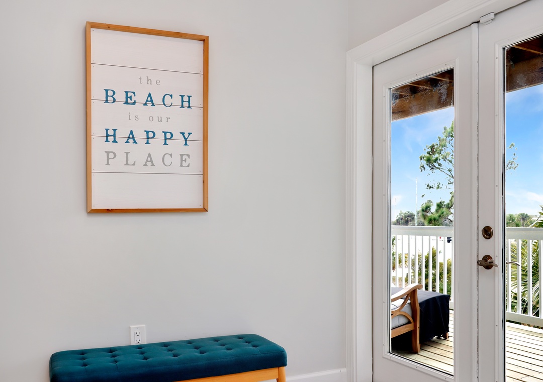 First Floor with Covered Deck