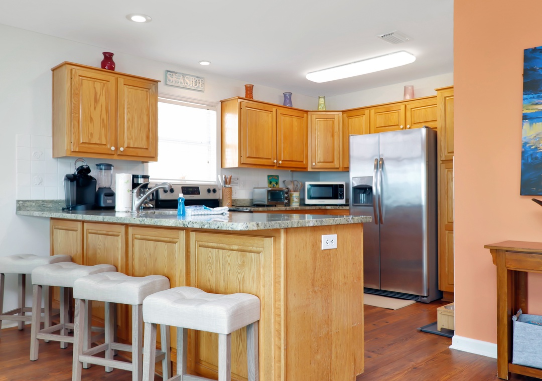 Kitchen with Bar Seating