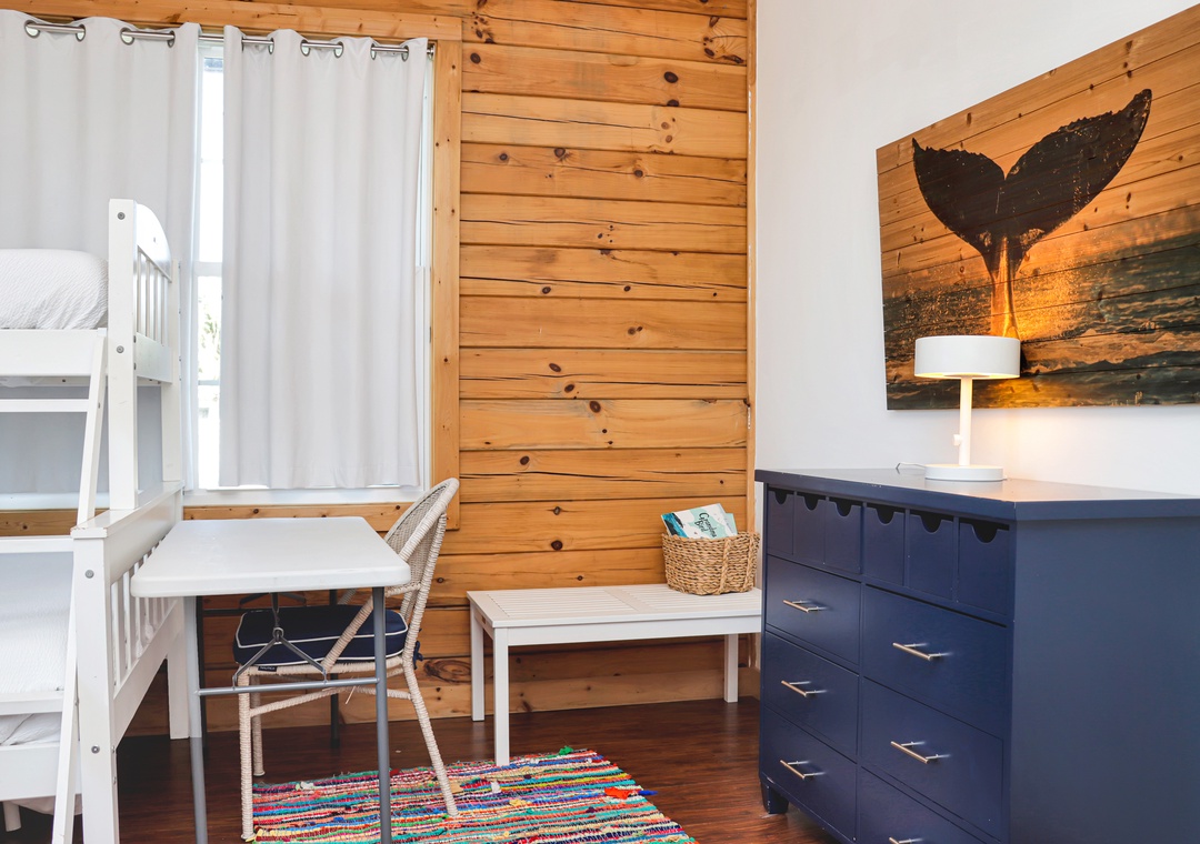 Bedroom 1 with Workspace