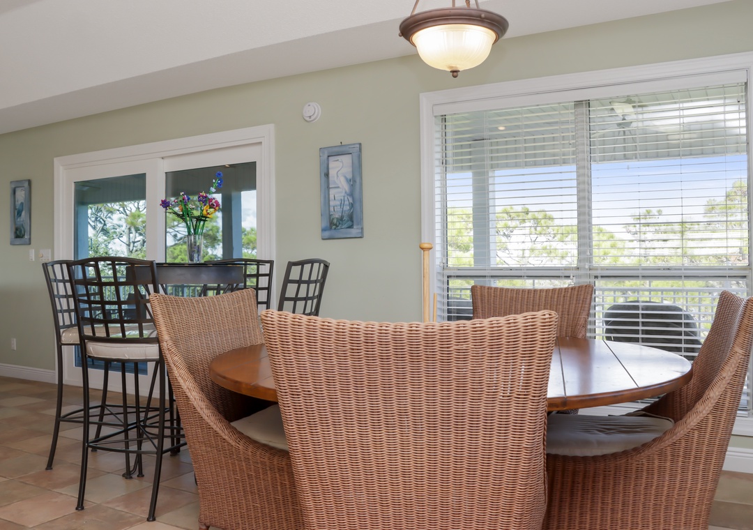 Dining Area with Two Tables