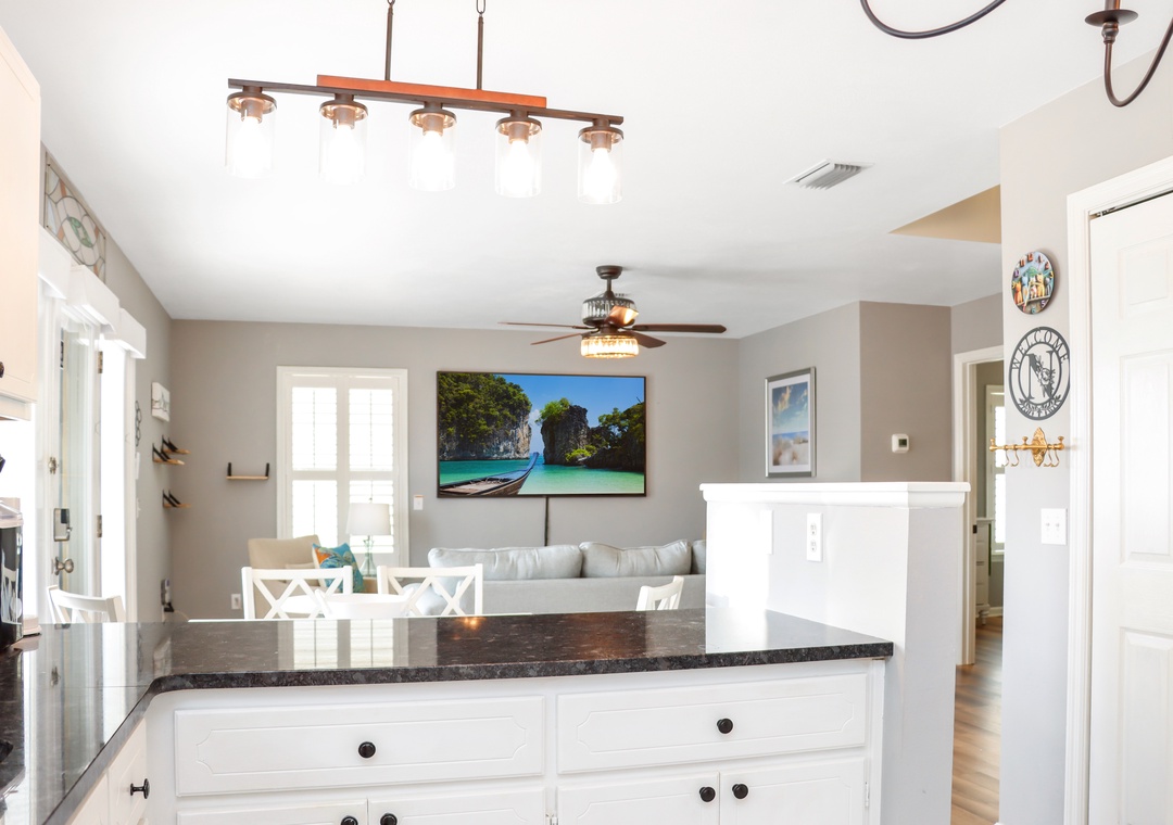 Kitchen and Living Area