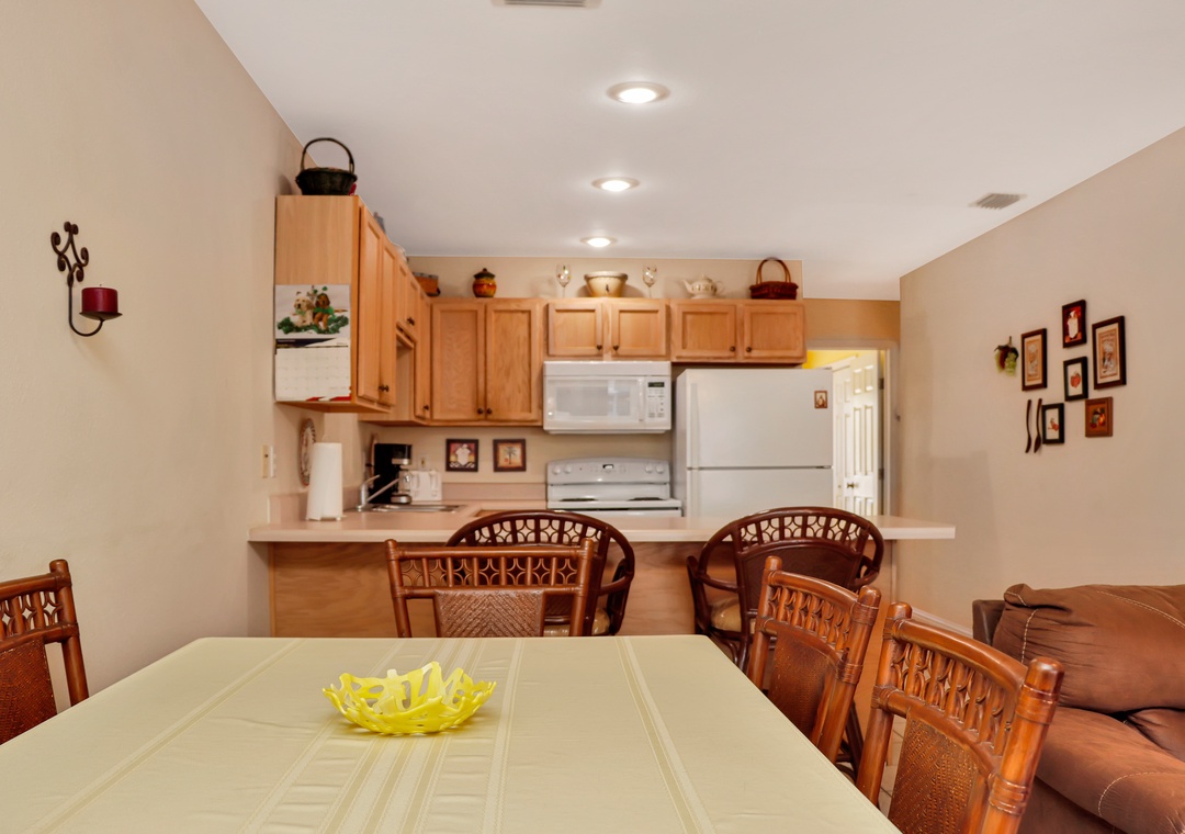 Dining Area and Kitchen
