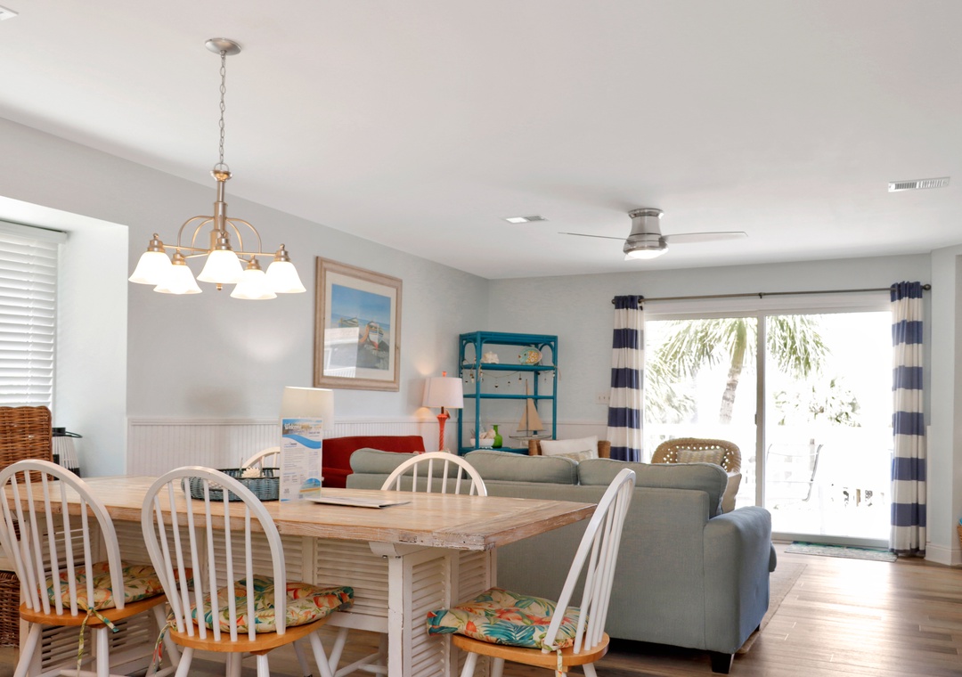 Dining Area and Living Room