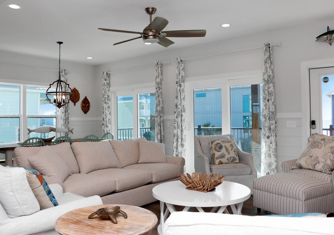 Living Room and Dining Area