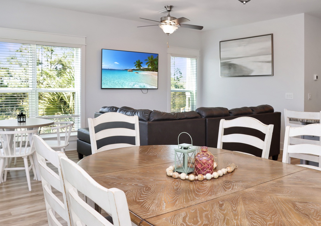 Dining Spaces and Living Room