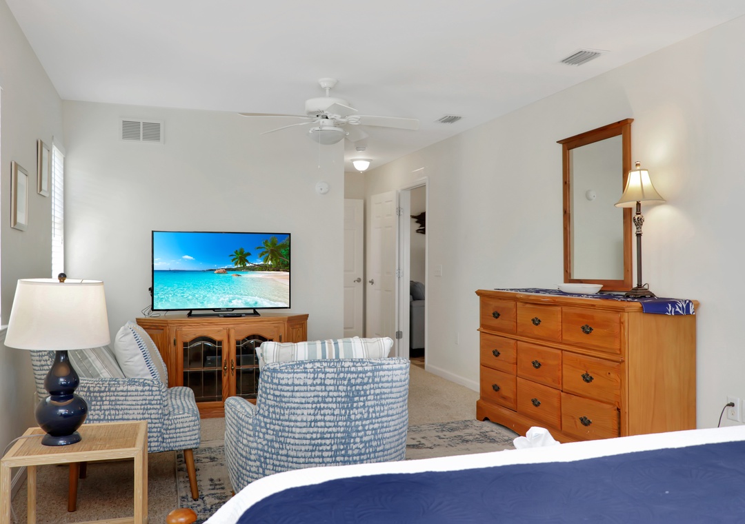 Bedroom 3 with Sitting Area and Master Bathroom