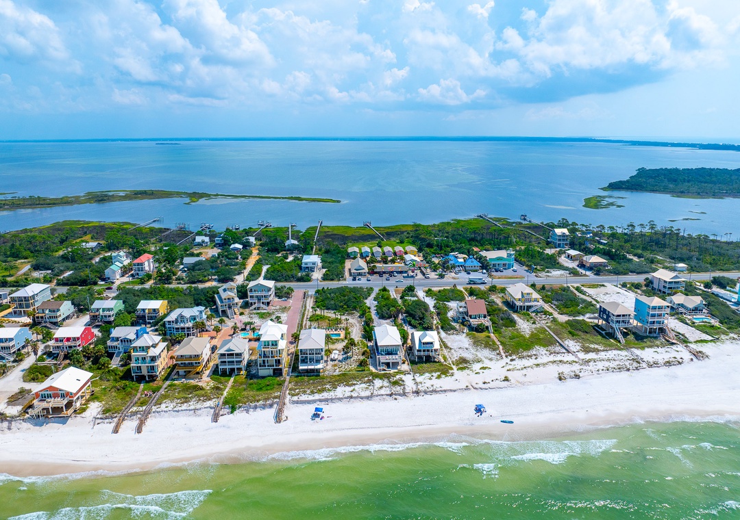 Clifton Beach Community From The Water