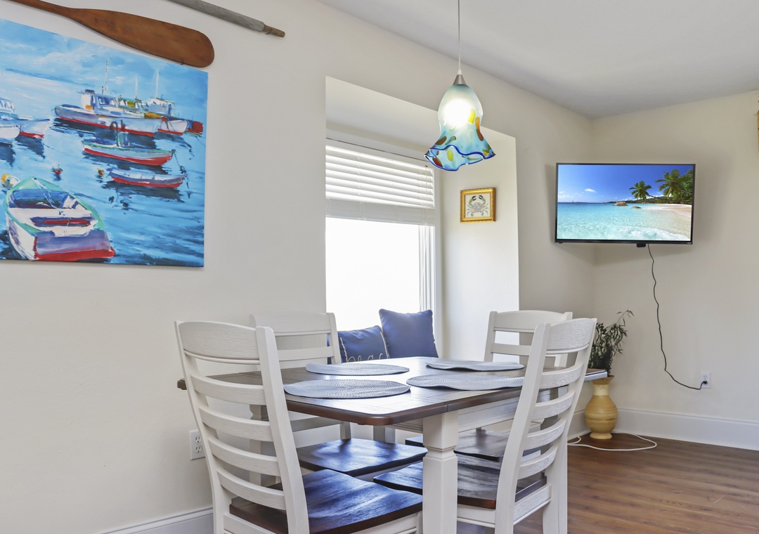 Dining Area and TV