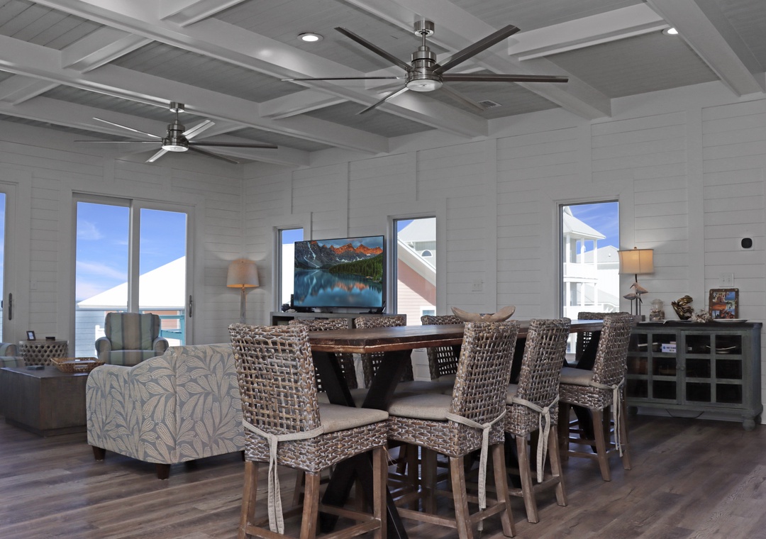 Dining Area and Living Room