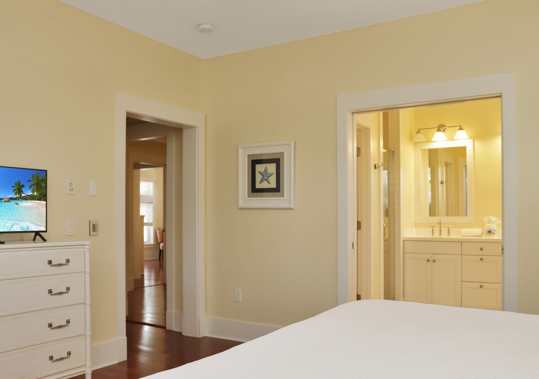 Bedroom 3 with Master Bathroom and TV