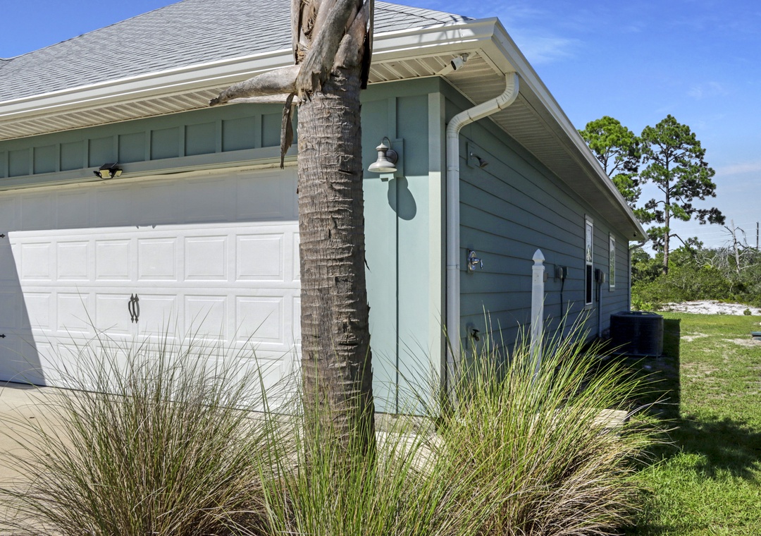 Outdoor Shower on Side of House