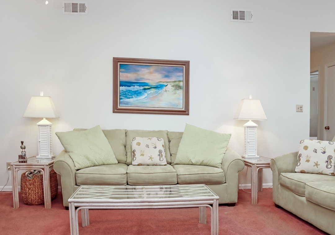 Living Room with Sleeper Sofa