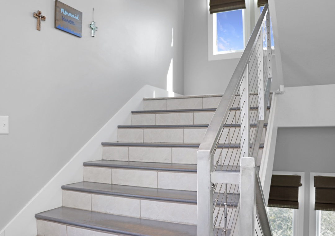 Stairs to Top Floor Suite