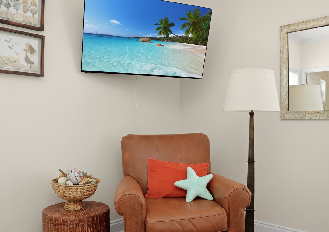 Bedroom 1 - TV and Reading Corner
