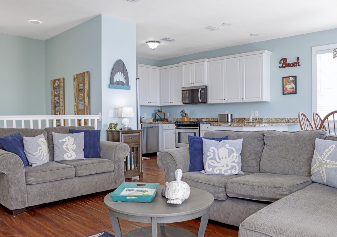 Living Room and Kitchen