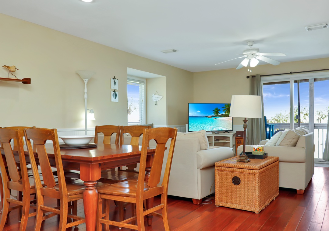 Dining Area and Living Room