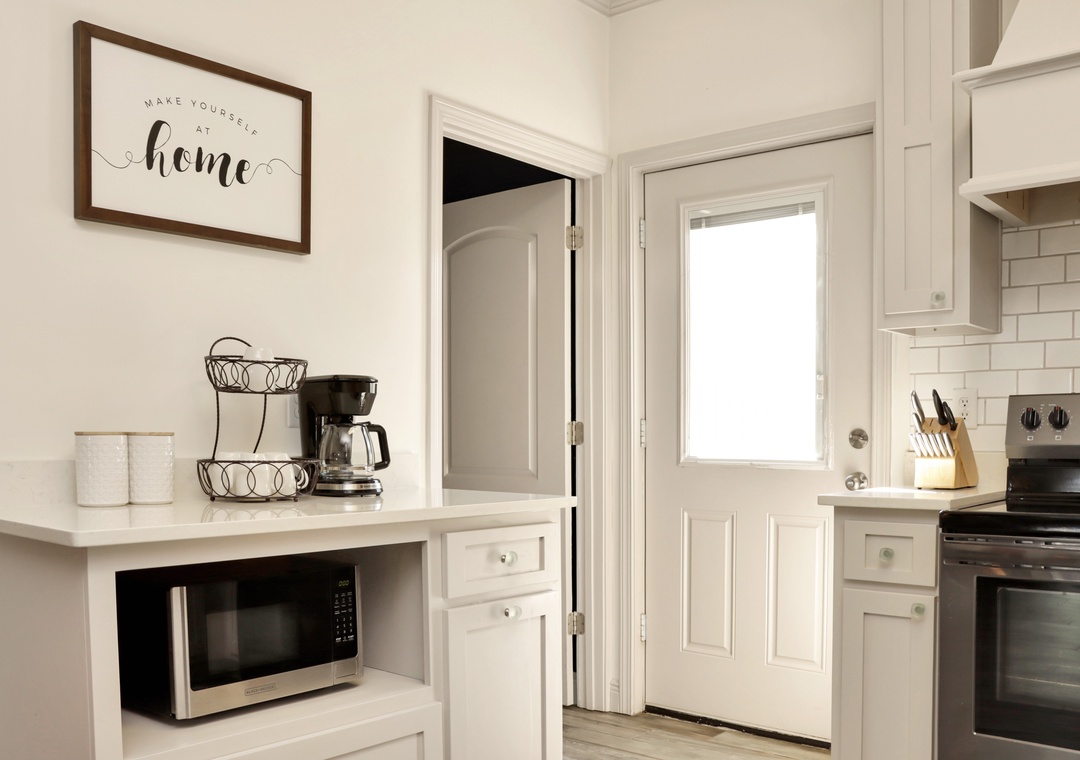Coffee Bar in Kitchen