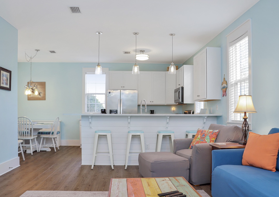 Living Room and Kitchen