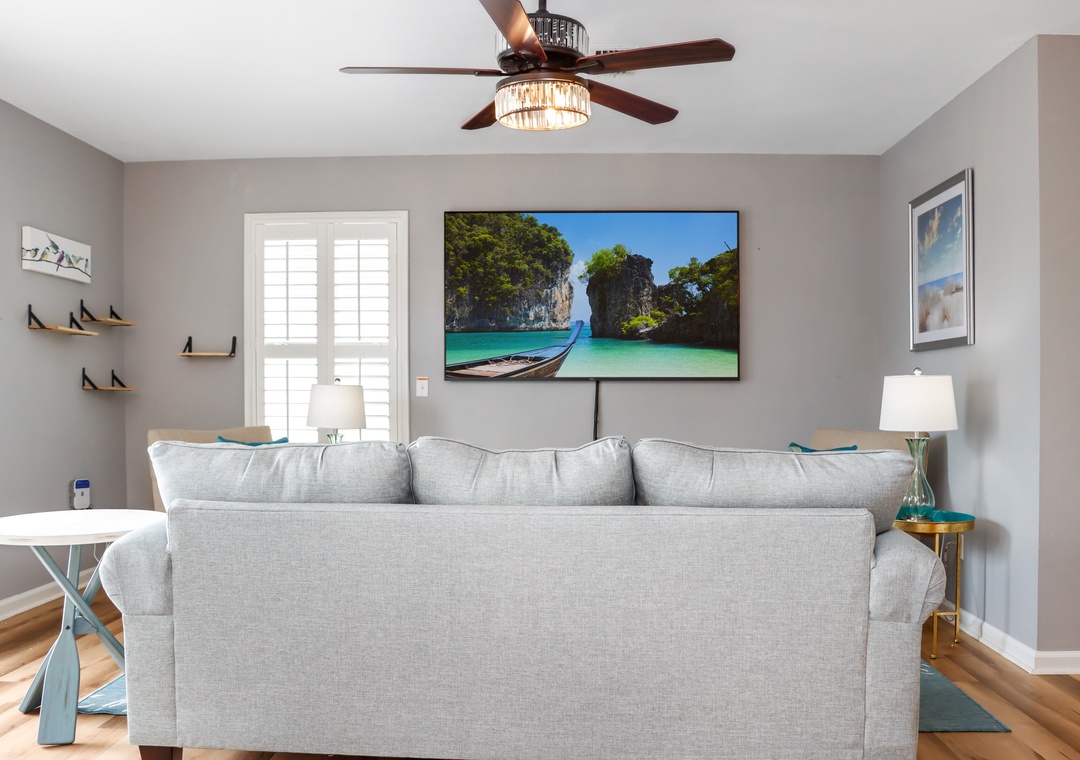 Living Room and Large TV
