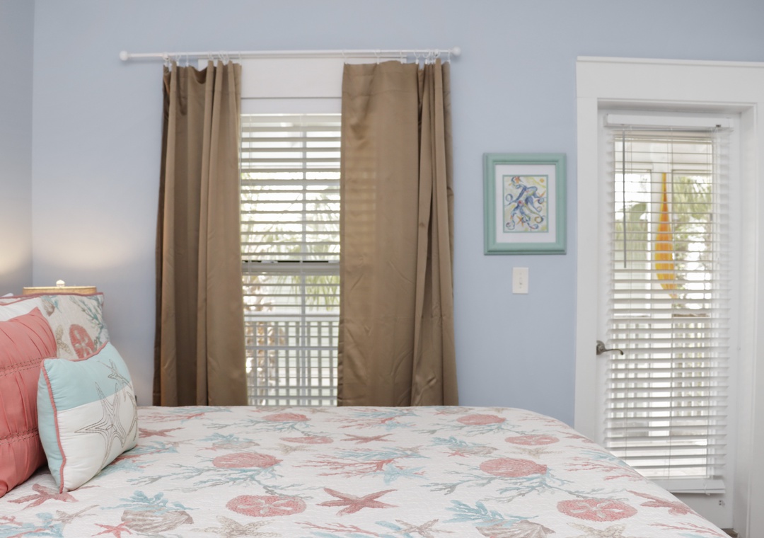 Bedroom 1 with Screened-In Deck