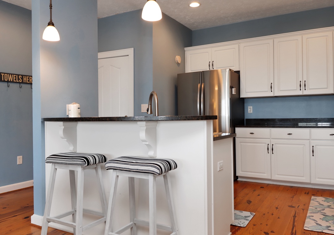 Kitchen with Bar Seating