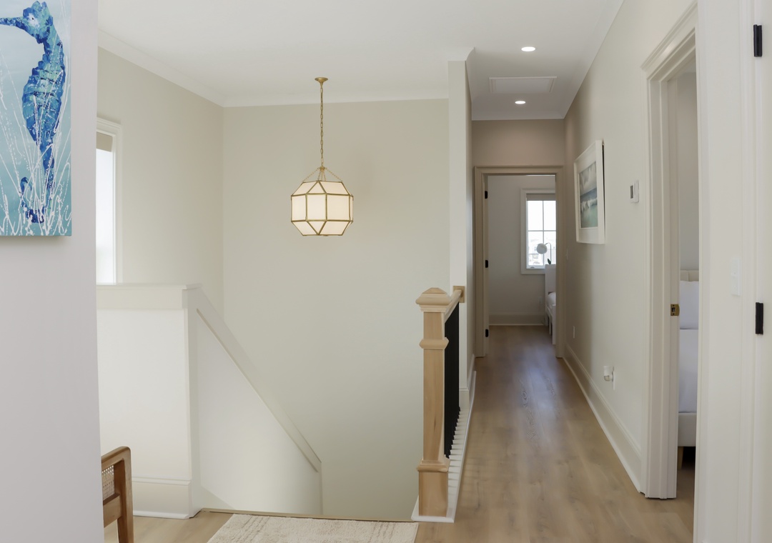 Upstairs Hallway with Bedrooms