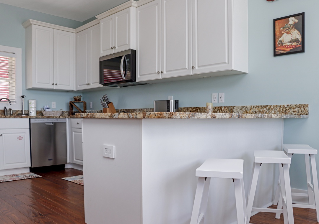 Kitchen with Bar Seating