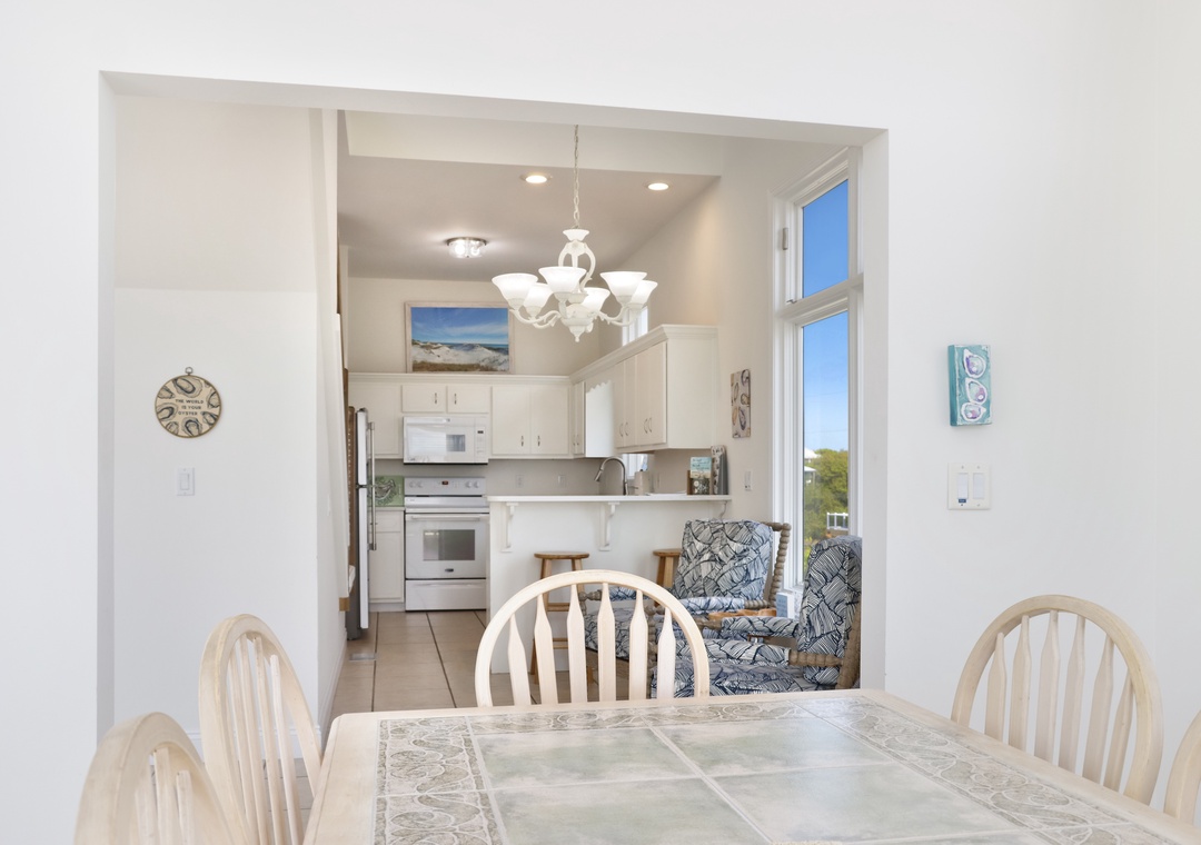 Dining Area and Kitchen